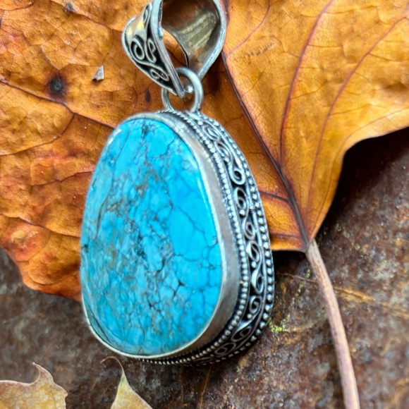 Assorted BLUE Mix and Match Sterling Silver Gorgeous Gemstones Vintage Jewelry - Picture 13 of 13